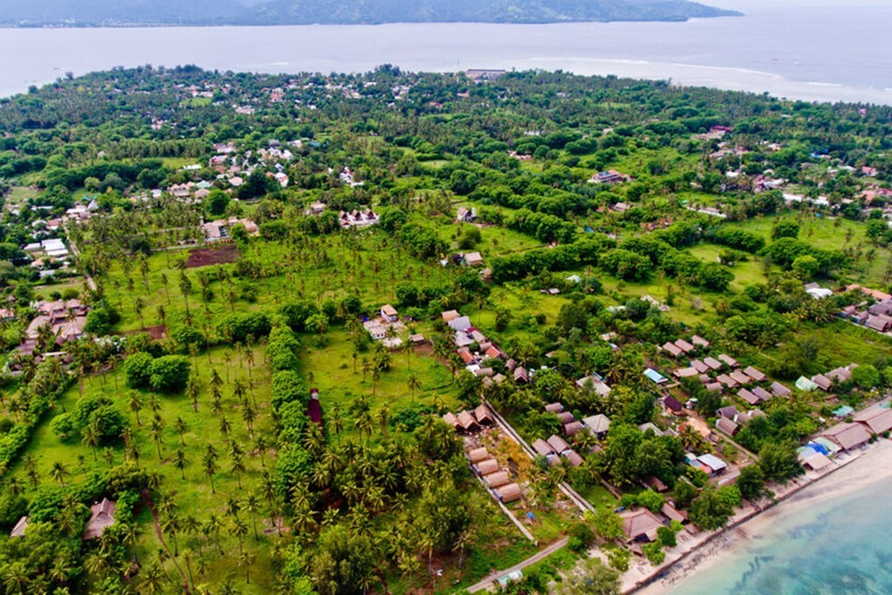Senggigi town in Lombok