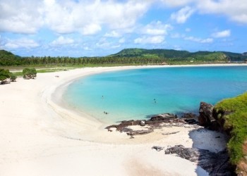 Kuta beach on Lombok